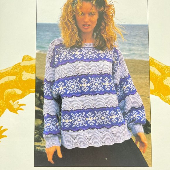 Dale Of Norway Designs Knitting Pattern Book Women Sweater NR 49 DaleGarn Adult - Picture 4 of 16